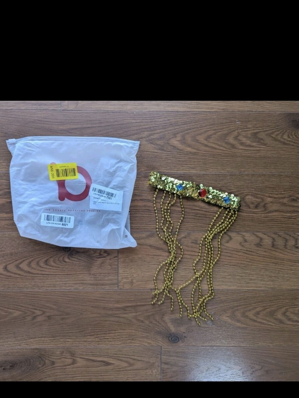 ReliBeauty Egyptian Queen Cleopatra 3 Piece Costume Girls Size 150 10 / 12 NWT - Picture 11 of 13
